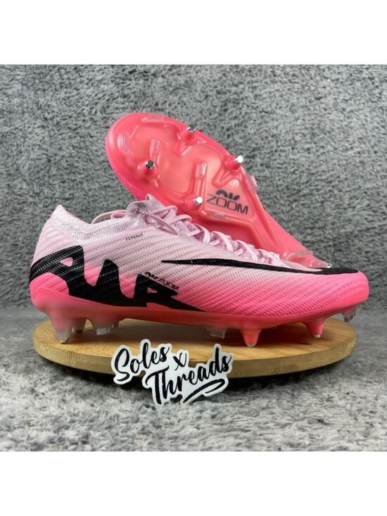 Nike Zoom Mercurial Vapor 15 Elite SG Pro Soccer Size 9.5 Men Pink FD0253-601 main image 6